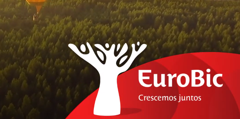Logo EuroBic fundo com floresta