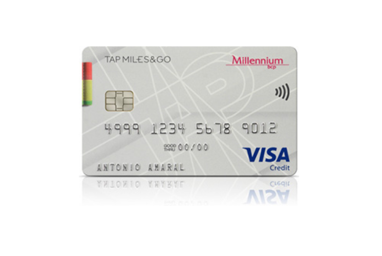 cartão de crédito TAP Classic fundo branco