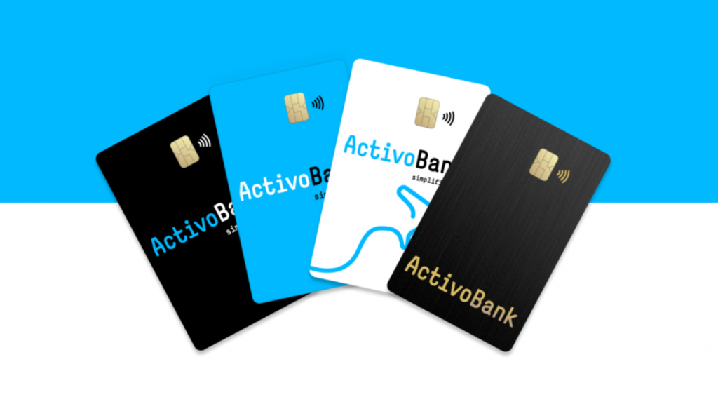 modelos de cartão de crédito Activo Bank