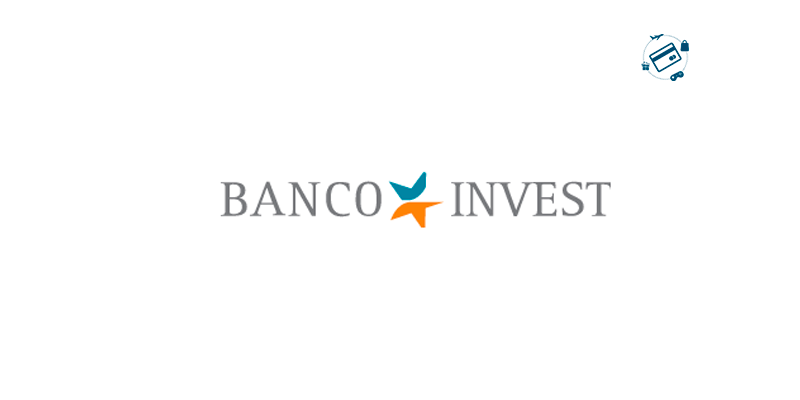 Logotipo corretora Banco Invest com "Banco Invest" escrito