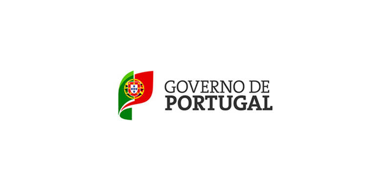 Logotipo Governo de Portugal, através do qual é possível solicitar Auxílio Filho