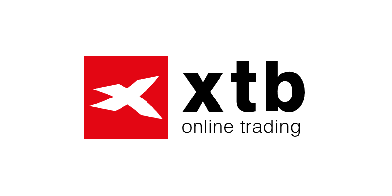 Logotipo XTB com slogan "online trading" o que é o serviço da carteira