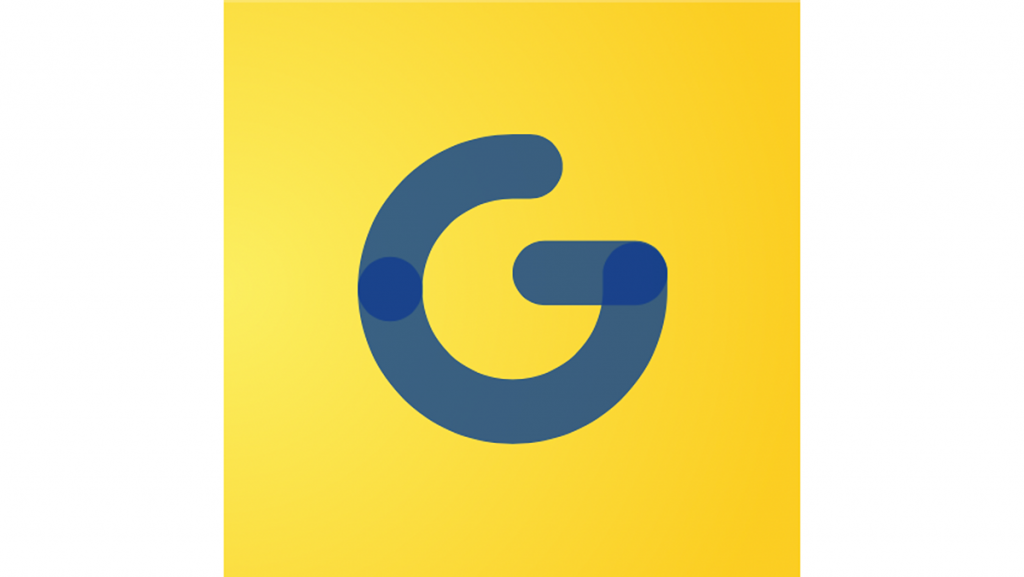 Logotipo minimalista com G de Gestlifes, o empréstimo consolidado