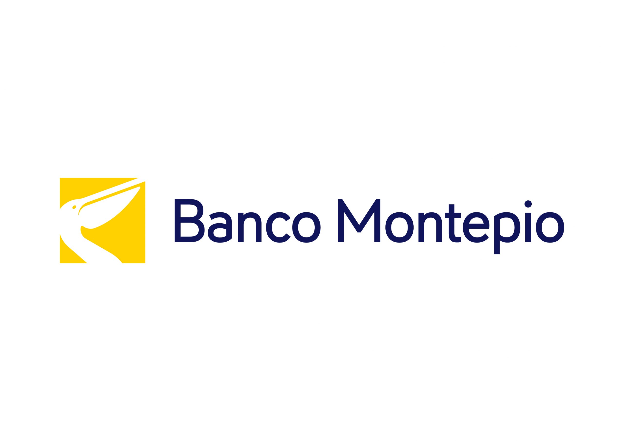 imagem com o fundo branco com o logo do Banco Montepio