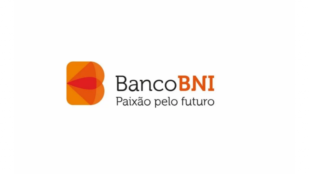 Imagem de fundo branco contendo o logo do banco BNI.