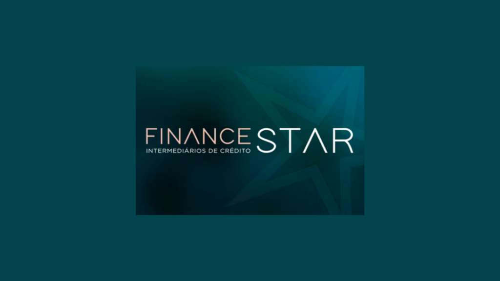 logo Finance Star em fundo azul