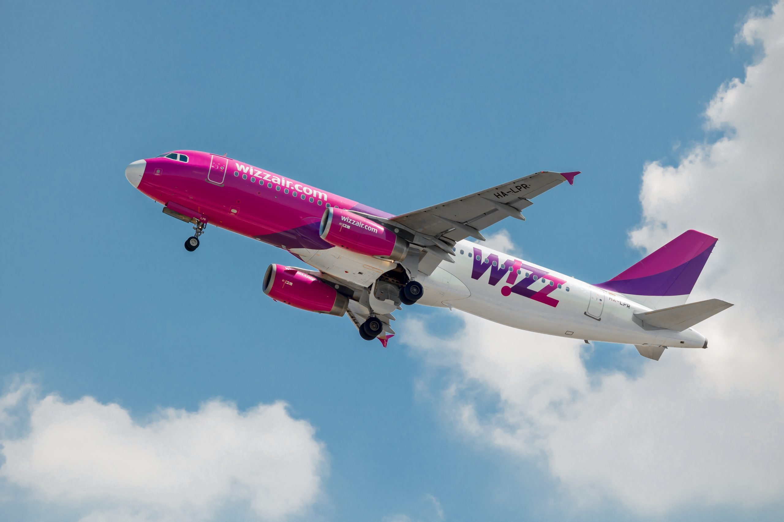 PRAGUE - June 26, 2022: WIZZ Air Airbus A320-232 REG HA-LPR at Vaclav Havel Airport Prague. From Prague to Larnaca. WIZZ Air is a Hungarian ultra-low-cost carrier with its head office in Budapest.