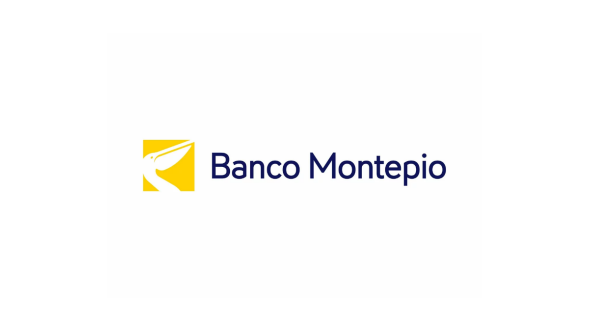 Imagem com fundo branco com o logo do Banco Montepio